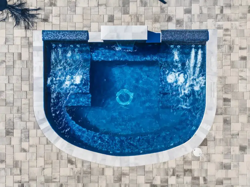 Another Aerial View Showcasing the Spa's Sleek Design