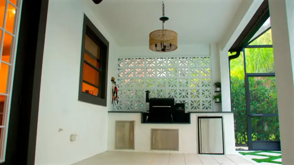 luxury outside kitchen